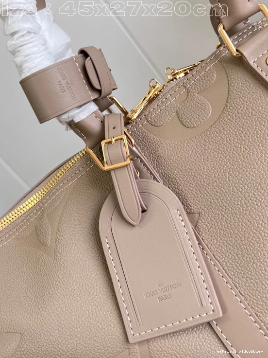 Official oldcobbler VUITTON 45 BANDOULIÈRE KEEPALL LOUIS 0724